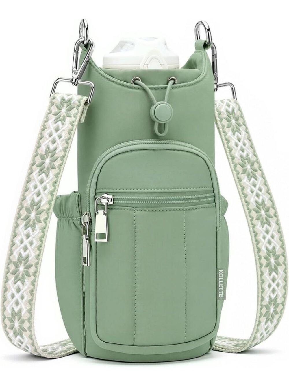 Stylish Hands-Free Crossbody Water Bottle Holder Bag for Women - Daily Use